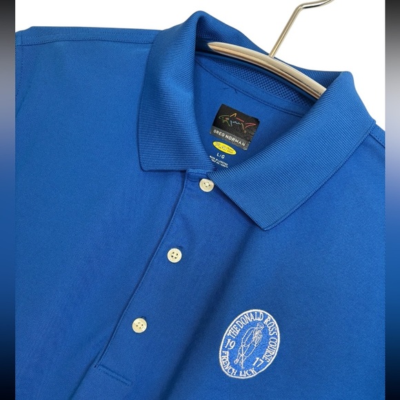 Greg Norman Collection Royal Blue Polo Shirt - Picture 3 of 10